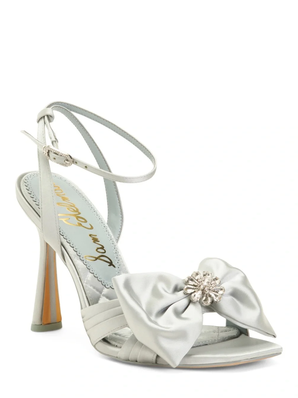Sam Edelman Blue Satin Lexi Heeled Sandals NWT